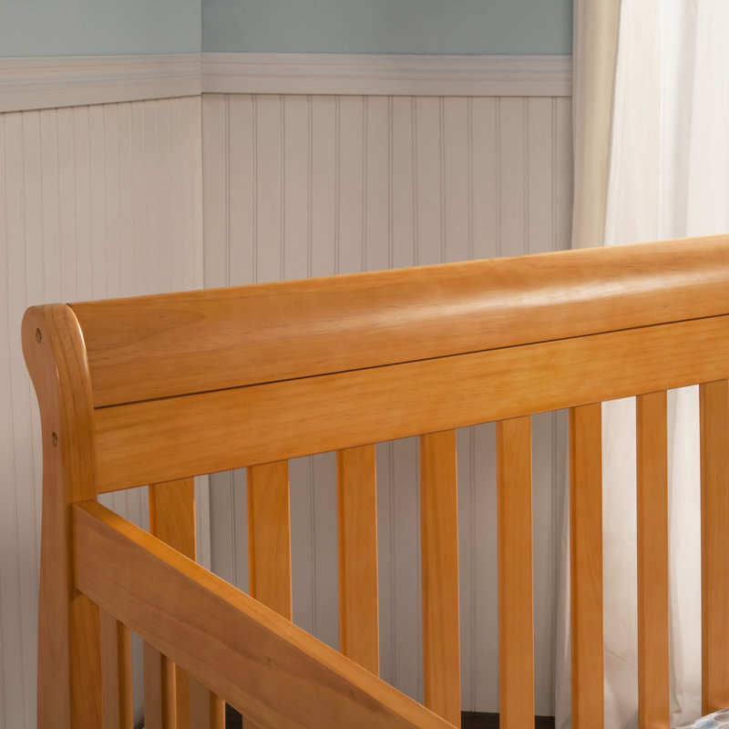 Lit de bébé convertible 4-en-1 Kalani, Chêne miel