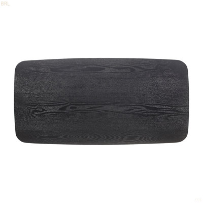 3 Piece Rectangular Coffee Table Set, Black