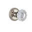 Grandeur Newport Rosette Pasage with Versailles Crystal Door Knob-1394995444-1398989430
