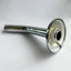 Bras de douche 16 x 12 x 3,5 cm, acier inoxydable chromé, monobloc, filetage NPT 1/2 pouce, fixation murale-1048953335