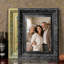 Cadre simple noir 3 pièces pour photos 8 po x 10 po et affichage mural et de table
