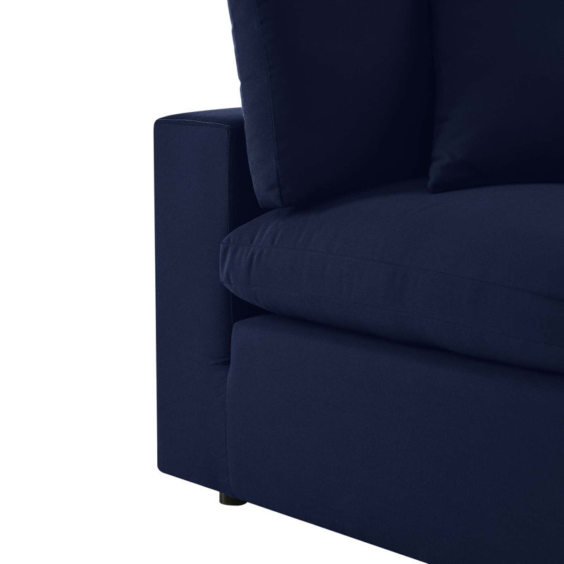 Commix Outdoor Patio Sunbrella Outdoor Patio Loveseat, Navy Sunbrella®, Navy