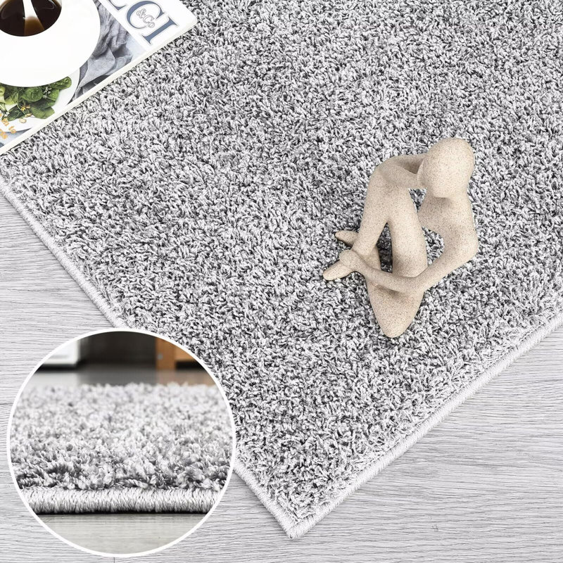 Tapis à poils longs moelleux pour chambre d'enfant, Rectangle 9 pi x 12 pi