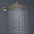 10” Solid Brass Pressure Balanced Complete Shower System with Rough-in Valve