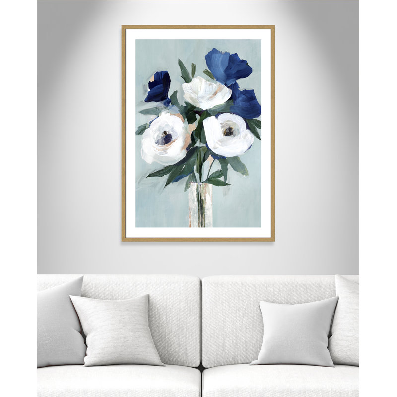 The Day I Met You - Cadre photo, reproduction d'art sur papier, H 41,5 po x l 29,5 po x P 0,75 po, Papier avec cadre beige