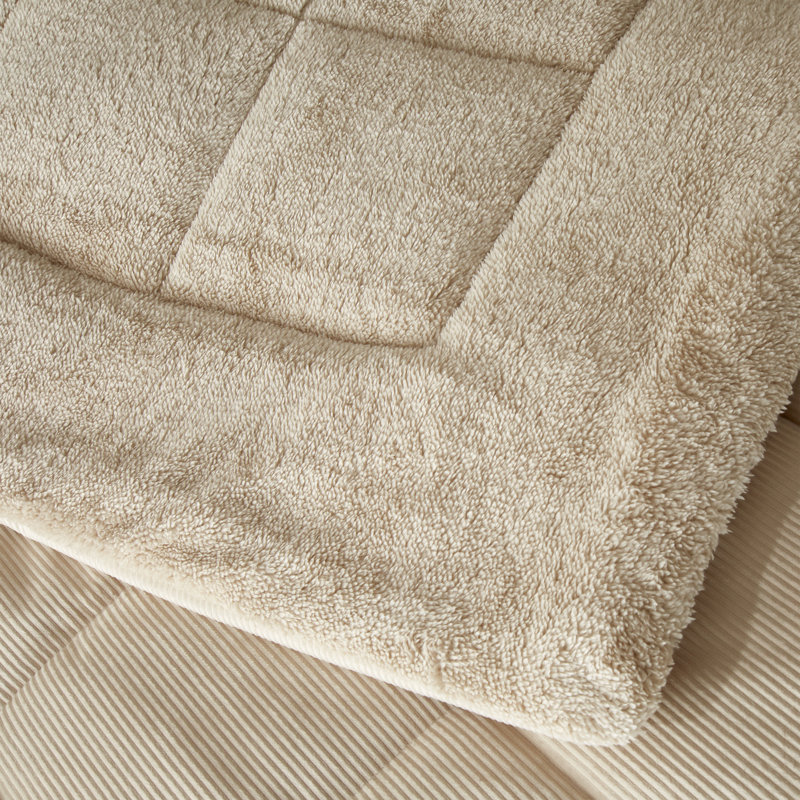 Cosy Cord Coverless Comforter Duvet, Natural
