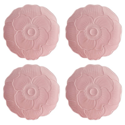 Ensemble de 4 assiettes décoratives Lenox Butterfly Meadow