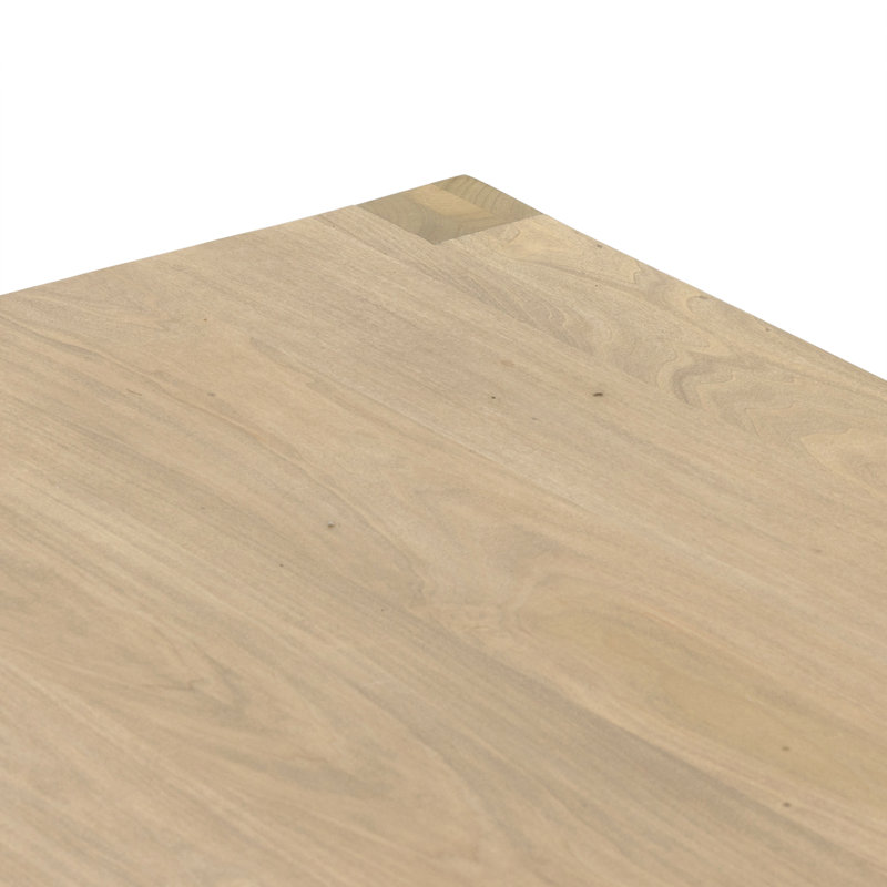 Isador Solid Wood Dining Table, Dry Wash Poplar, 30" H x 96" L x 42" W