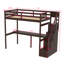 Lit simple Gihan avec bureau intégré