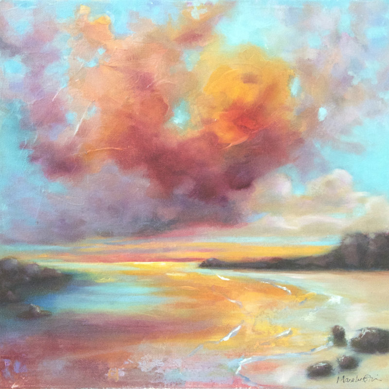 Fin de la tempête, H 36 po x l 36 po x P 1,25 po
