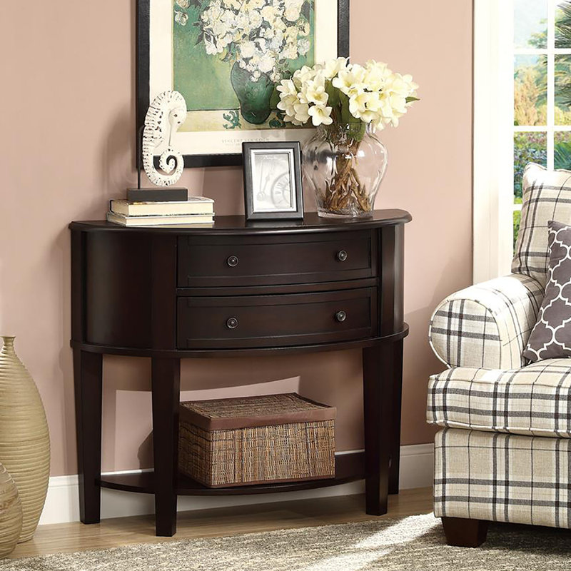 Console Cappuccino Demilune