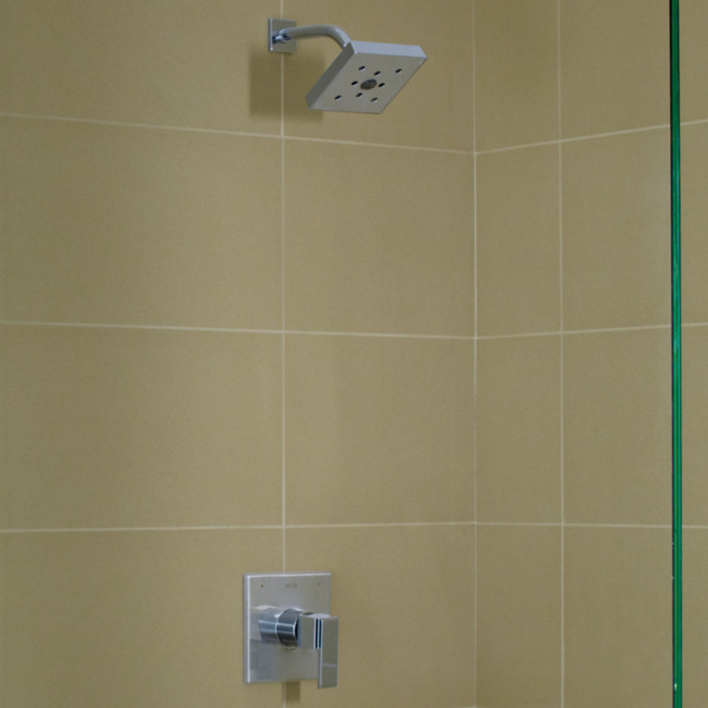 Ensemble de robinet de douche H2Okinetic Ara 14 Series, ensemble de pomme de douche et poignée chromées, ensemble de garniture de valve, chrome (valve non incluse)