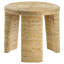Table de bout ronde en rotin tissé Huxton