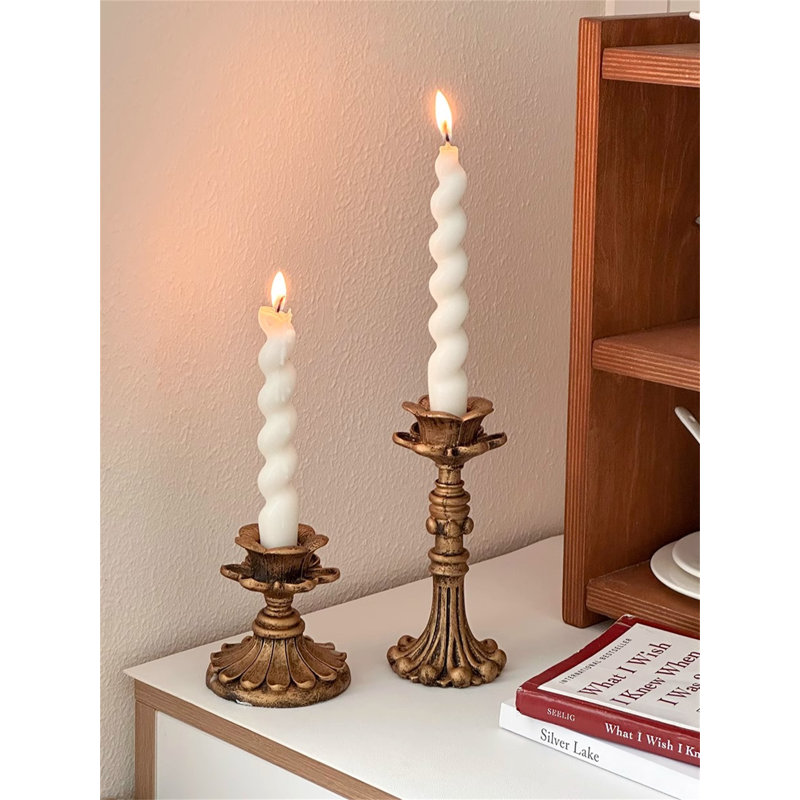 6.22'' H Metal Tabletop Candlestick