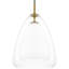 Luminaire suspendu en laiton à 1 lumière Lanisa