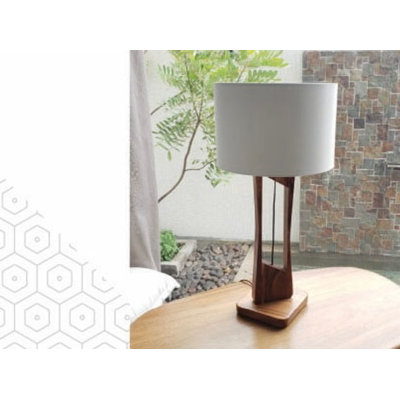 Sega Nightstand Lamp with Shade