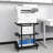 24''x20''x26'' Large Printer Table with Storage Shelf, 3 Tier Rolling Printer Cart with Wheels,Multifunctional Shelves for Home Office-98737005