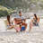 Orange&White Metal Folding Beach Chair(Set Of 2)