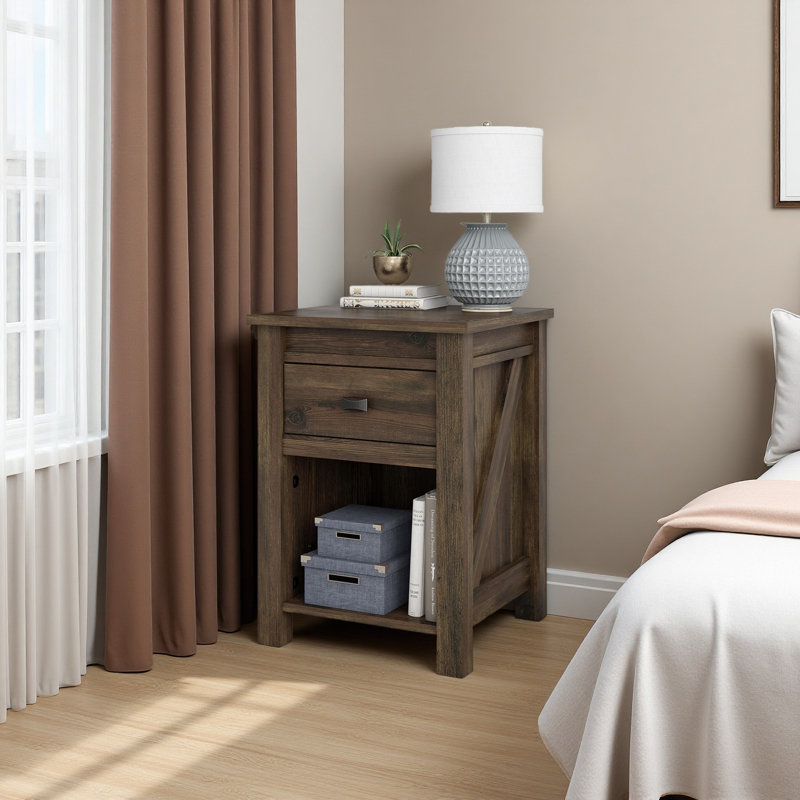 Table de chevet, rustique
