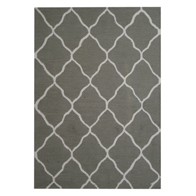 Wool Geometric Indoor Rug