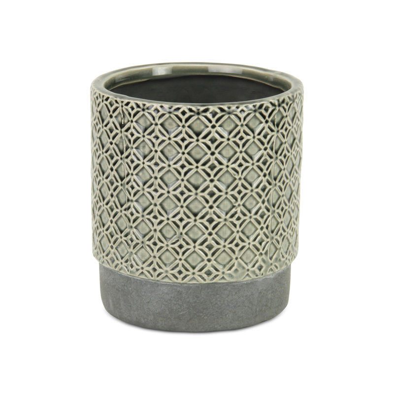 Jardinières en pot, H 6,75 po x l 6 po x P 6 po, Brun