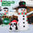 Christmas Inflatables 5.4 Ft Christmas Snowman Inflatables With Peeing Dog