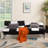 70"velvet Futon Sofa Bed, 5-position Adjustable Split Back, Modern Sleeper Sofa For Living Room, Office, Guest Room & Small Spaces