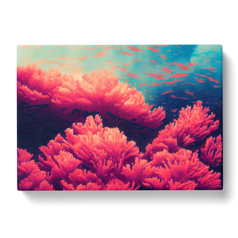 Coral Reef Vol.1 - Wrapped Canvas, 35cm H x 50cm W x 3cm D