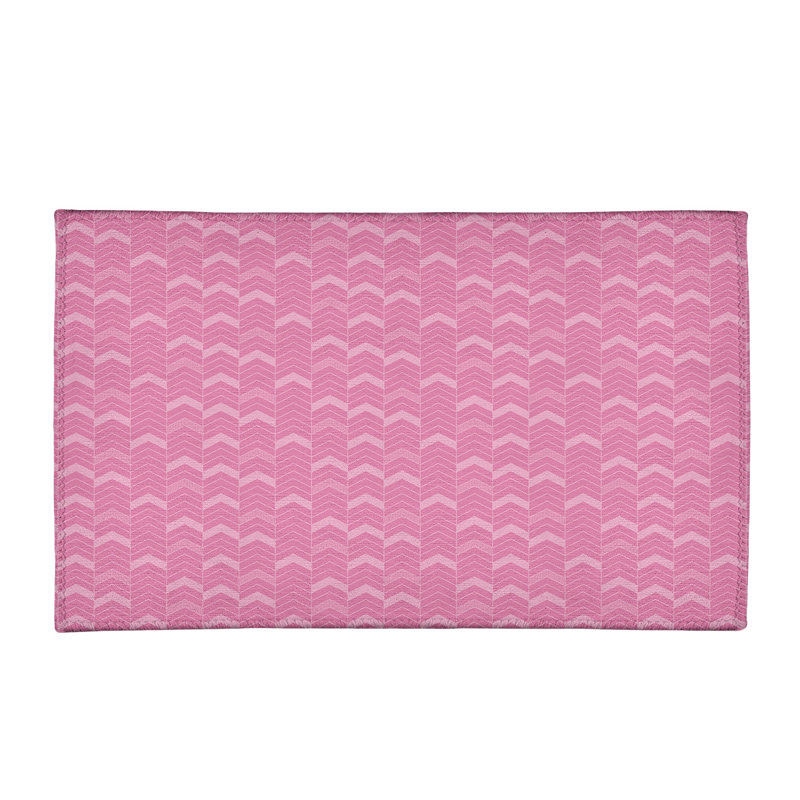 Chenille Chevron Indoor Rug, Rectangle 3' x 5'