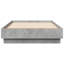 Vidaxl Bed Frame Concrete Grey Engineered Wood-453877088