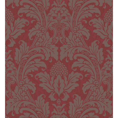 Albemarle Blake Damask Wallpaper Roll