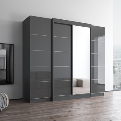 Armoire 90,6 "avec 1 miroir Aria