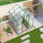 Heavy-Duty Aluminum Walk-In Greenhouse With 4Mm Polycarbonate Panels, Raised Base & Anchor Kit - Windproof All-Season Outdoor Greenhouse (Green) For Backyard/Terrace/Garden, Uv Protection & Drainage System-121307018-121307020