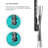 ONKRON Single Screen Ceiling Mount