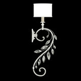 Crystal Laurel 1 - Light Armed Sconce