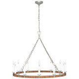 Darlana 12 - Light Wagon Wheel Chandelier
