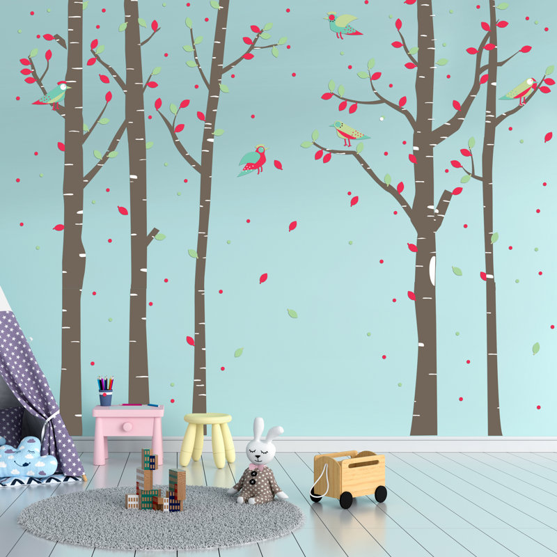 Birchtree Forest Wall Sticker, Single