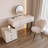 Makeup Vanity with Light mirror,6 drawers,Power Outlet