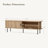 62.6'' W Modern TV Stand with Sliding Tambour Doors for TVs up to 65''