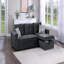 Canapé modulaire convertible en velours avec canapé-lit et canapé-lit-977349576