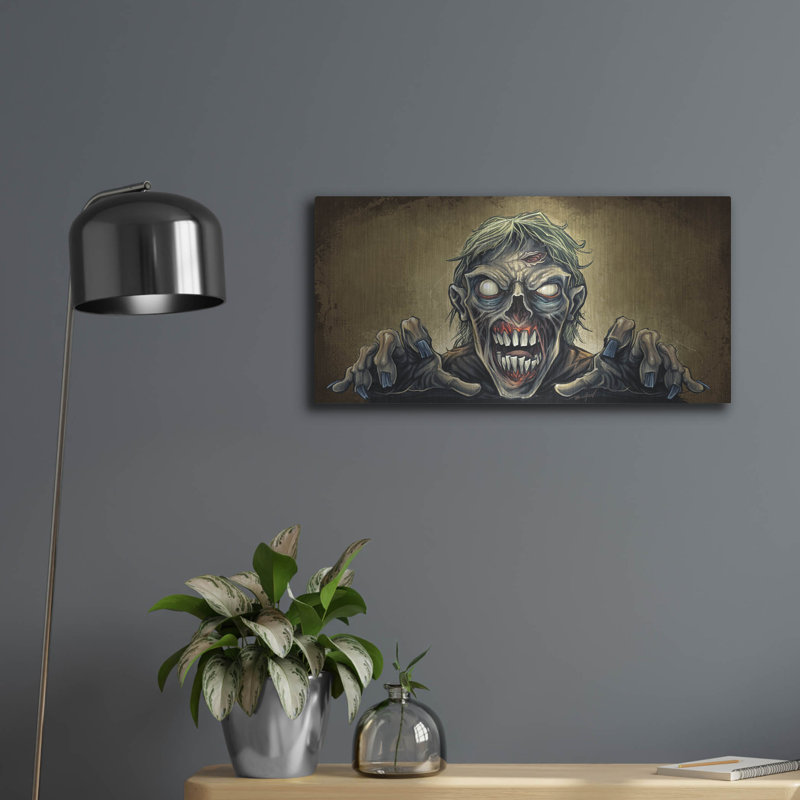 «Zombie Reaching Out» par Flyland Designs, H 12 po x l 24 po