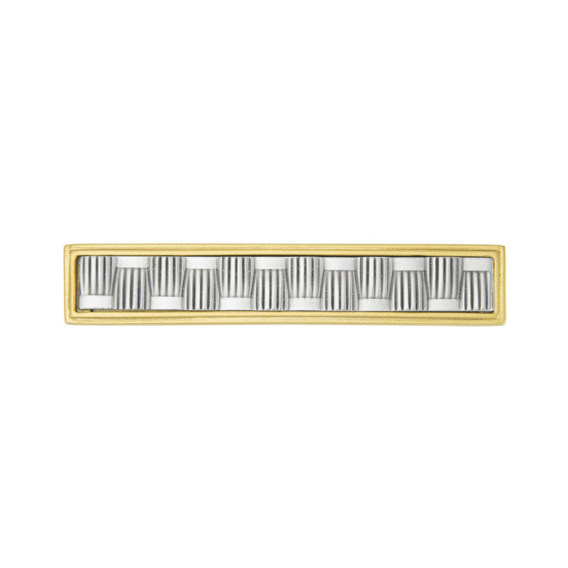 Spectra Weaves 3" center to center pull, Gold/Satin, 3 Inch