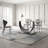 Simple Rectangular White Rock Slab Dining Table-103418841