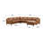Bella Leather U-Shaped Sectional-70922809