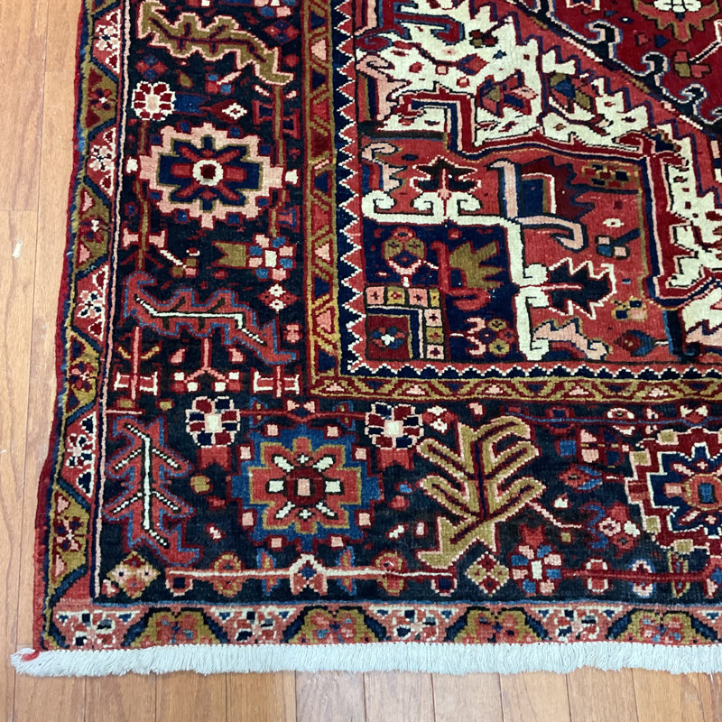 HERAT ORIENTAL Handmade Heriz Wool Rug