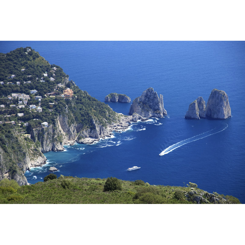 Capri Island - Italy - Wrapped Canvas Print, 20cm H x 30cm W x 3.8cm D