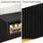 Halence 6 Tiers Wood Shoe Cabinet With Led Lights For 25 Shoes, Adjustable Shelves & Pull-out Drawer
