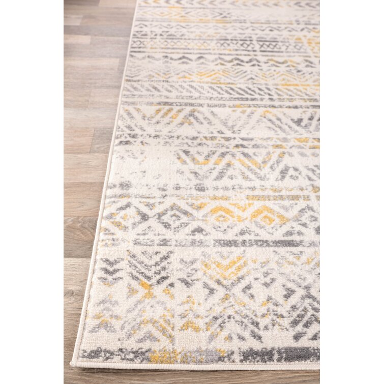 Bliss Rugs Derrick Contemporary Scatter Rug, Size: 2' x 3', Yellow