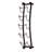 Aive Wall Mounted Wine Bottle Rack in Black