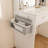 LED Mirror Vanity Dressing Table with Lights for Women & Girls - 3-Color Adjustable Light Strips